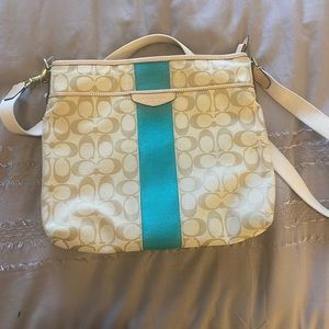 Used Large Coach Cross Body Purse